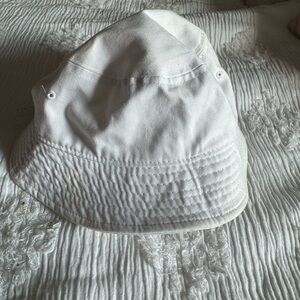 Classic White Bucket Hat